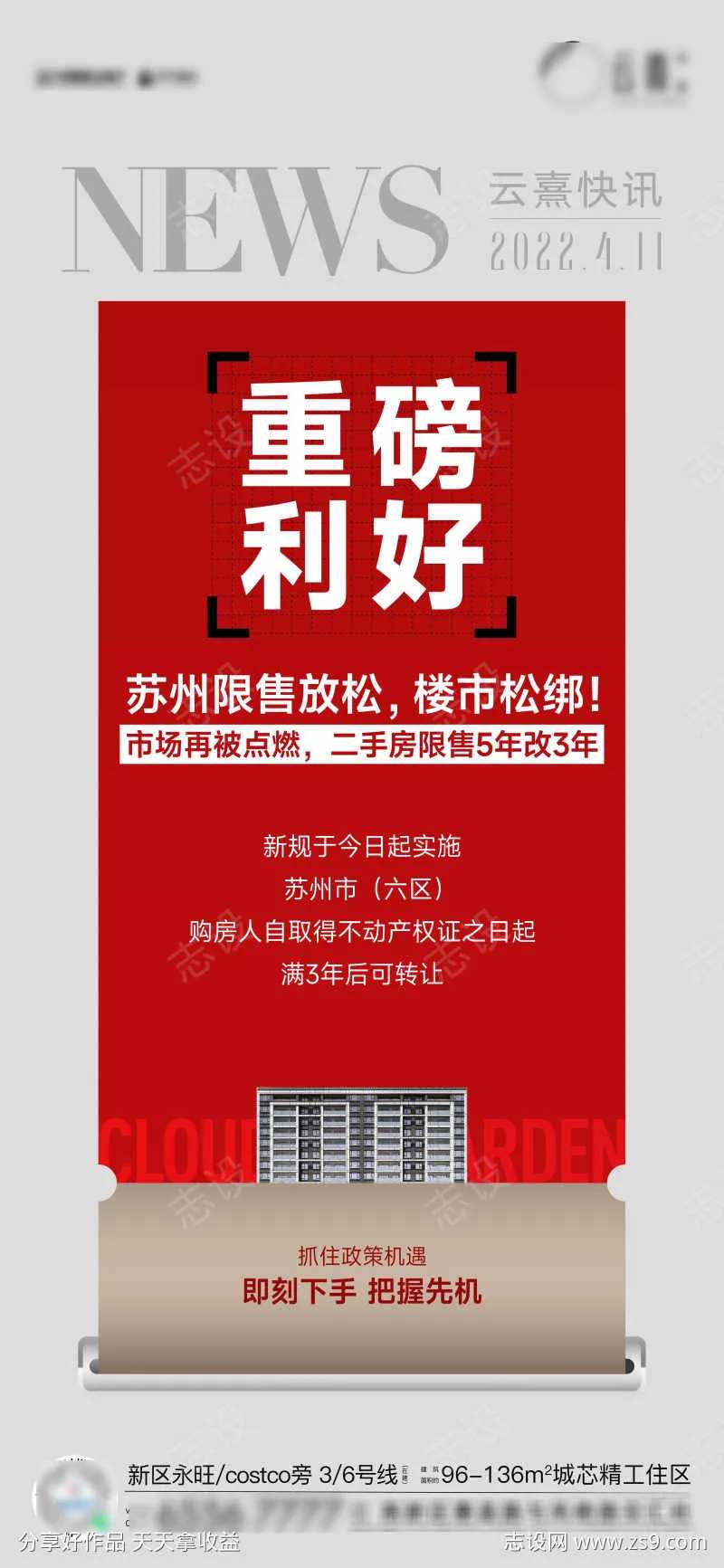 地产时政海报-采灵感-cailinggan.com
