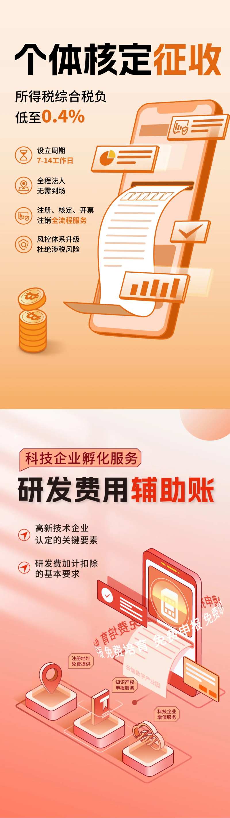 所得税辅助软件宣传海报-采灵感-cailinggan.com