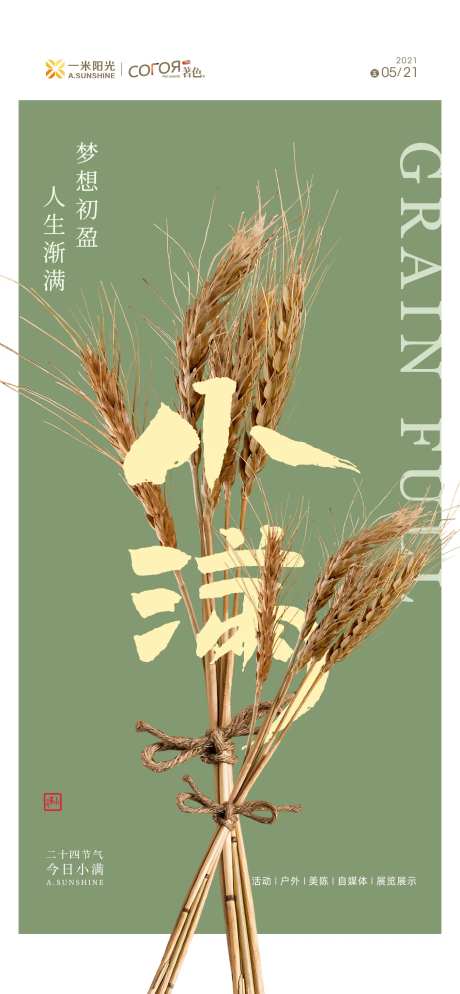 小满海报-采灵感-cailinggan.com