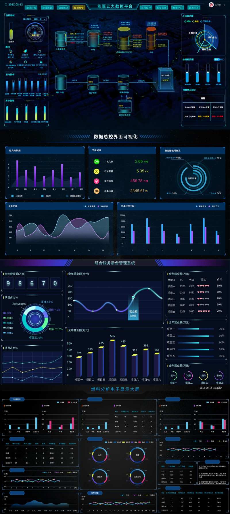 综合服务后台管理系统-采灵感-cailinggan.com