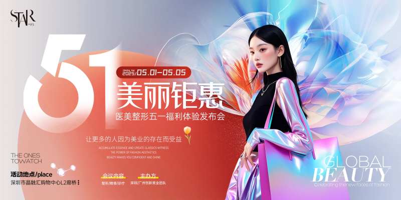 51整形钜惠活动发布会视觉-采灵感-cailinggan.com