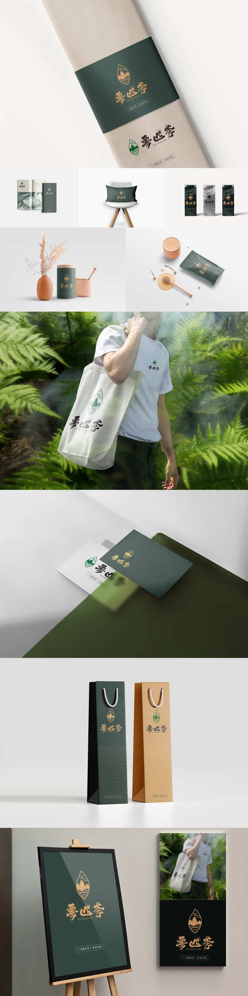 茶叶包装品牌VI样机-采灵感-cailinggan.com