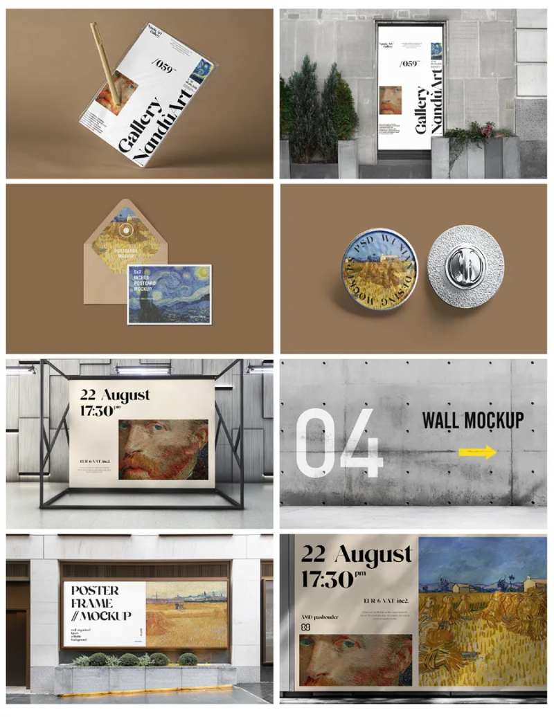 高端企业品牌智能样机贴图-采灵感-cailinggan.com