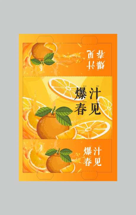橙子包装设计-采灵感-https://www.cailinggan.com/