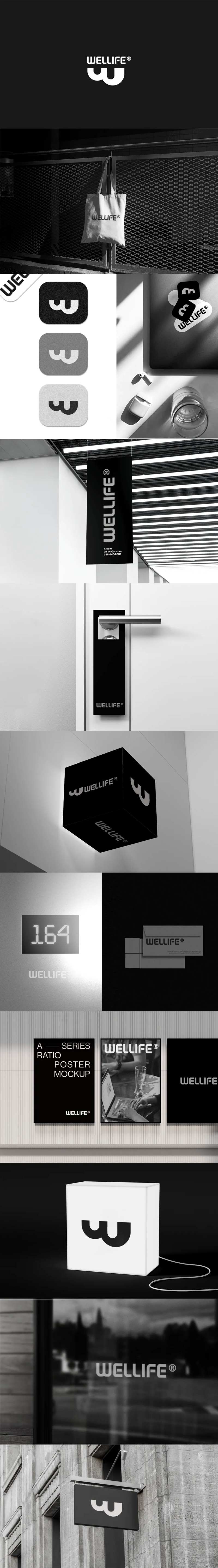 时尚品牌VI提案LOGO展示贴图样机-采灵感-cailinggan.com