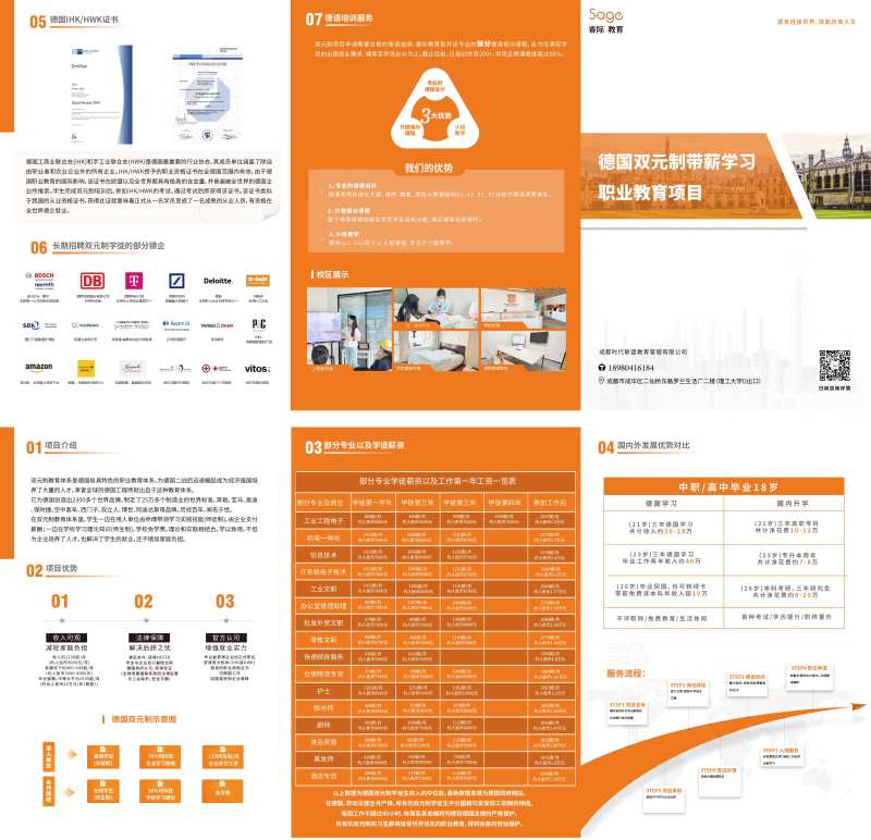 德国留学教育三折页 -采灵感-cailinggan.com
