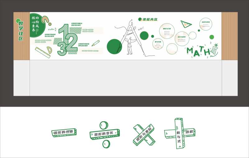 数学文化墙-采灵感-cailinggan.com