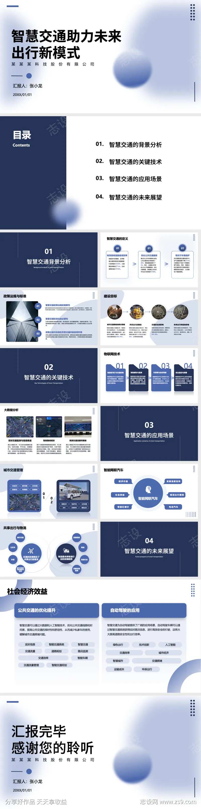 智慧交通未来出行解决方案ppt-采灵感-cailinggan.com