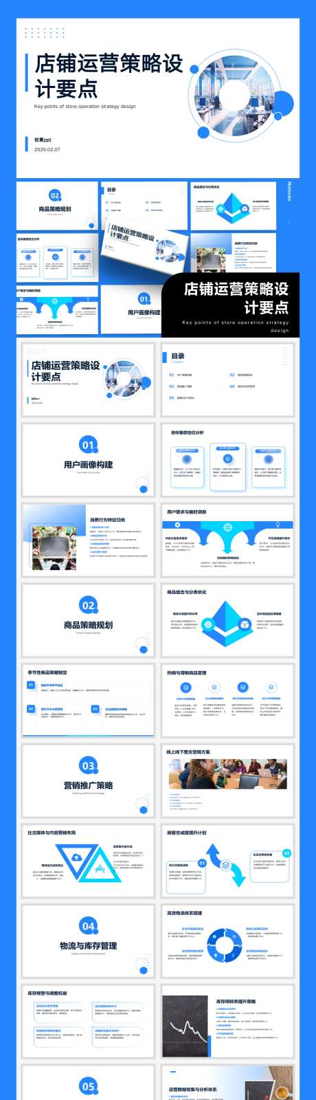 店铺运营策略设计要点ppt汇报-采灵感-https://www.cailinggan.com/