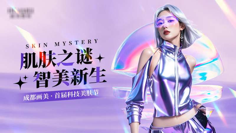 医美科技美肤活动主画面-采灵感-cailinggan.com