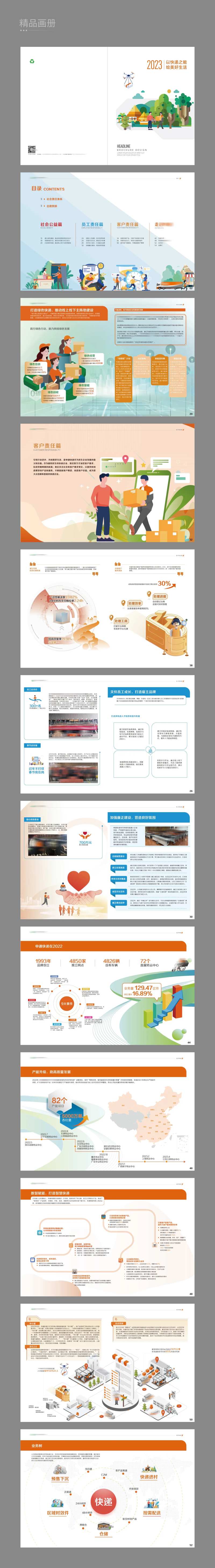 科技物流宣传画册-采灵感-cailinggan.com