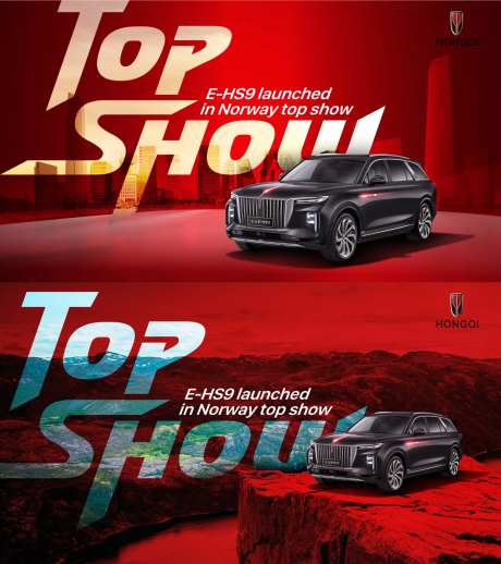 大好河山海外汽车上市活动背景板-采灵感-https://www.cailinggan.com/