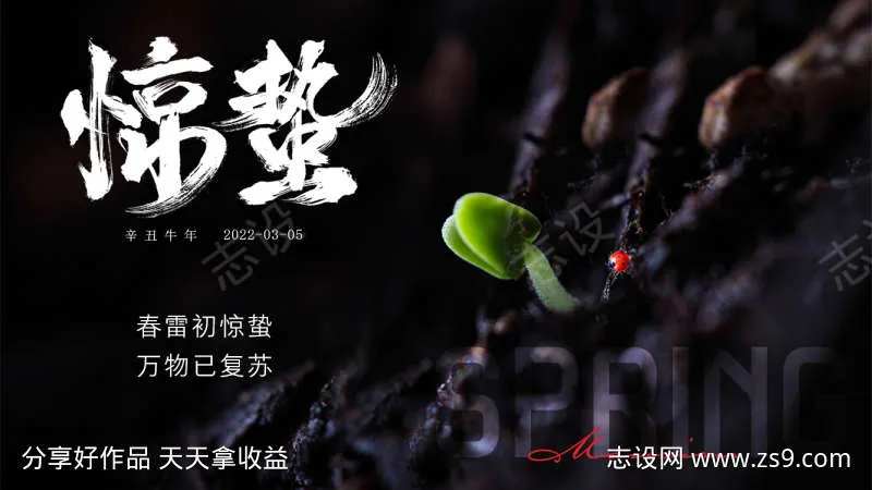 惊蛰万物生-采灵感-cailinggan.com