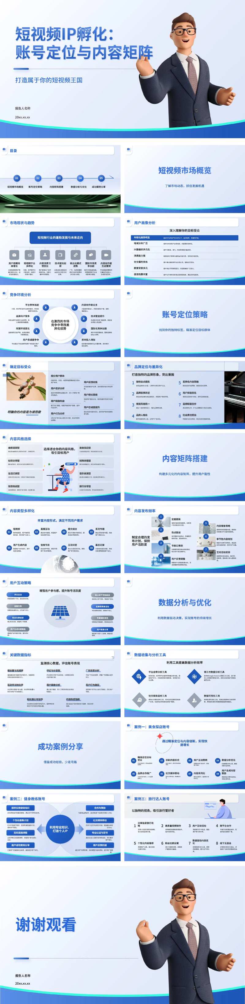 短视频IP孵化ppt-采灵感-cailinggan.com