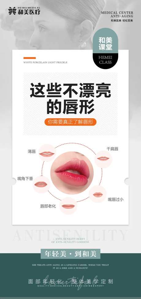 自测唇形科普海报-采灵感-https://www.cailinggan.com/