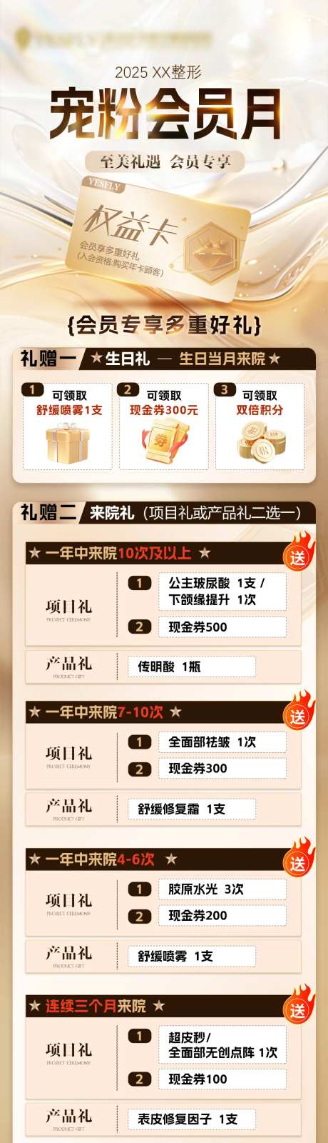 宠粉会员专享好礼长图海报-采灵感-https://www.cailinggan.com/