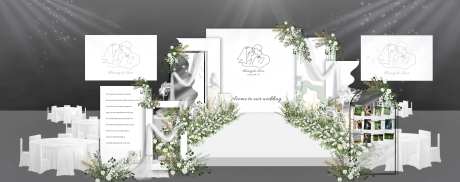 韩系浪漫婚礼-采灵感-https://www.cailinggan.com/