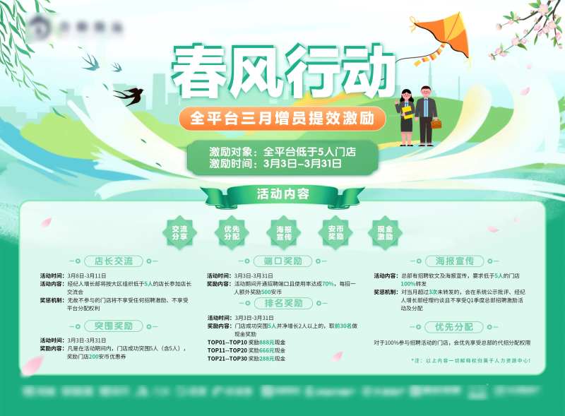 地产春风行动活动展板-采灵感-cailinggan.com