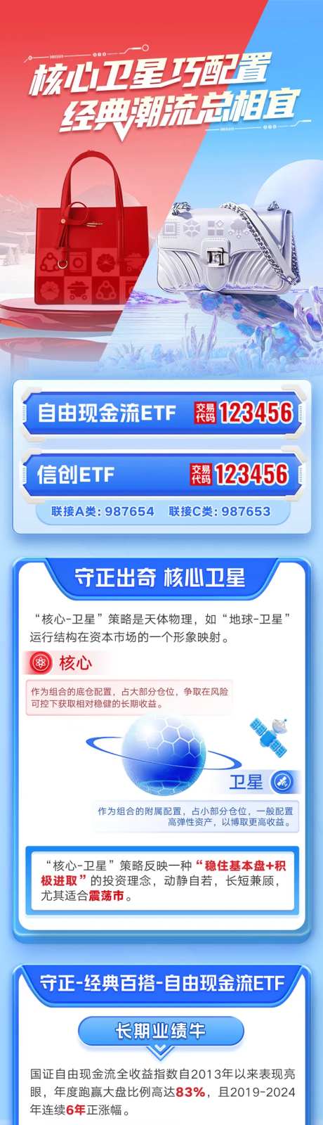 核心卫星巧配置长图专题设计-采灵感-https://www.cailinggan.com/