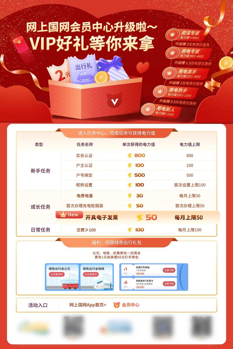 会员中心升级送礼电子展板-采灵感-cailinggan.com