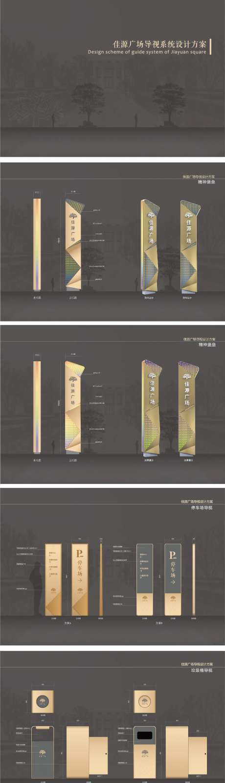 地产项目导视标识设计-采灵感-https://www.cailinggan.com/