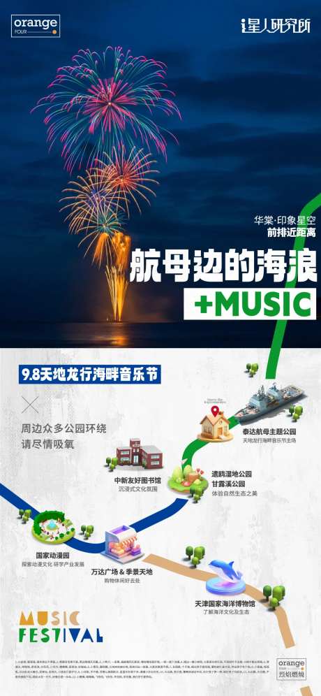 打卡旅游地图海报-采灵感-https://www.cailinggan.com/