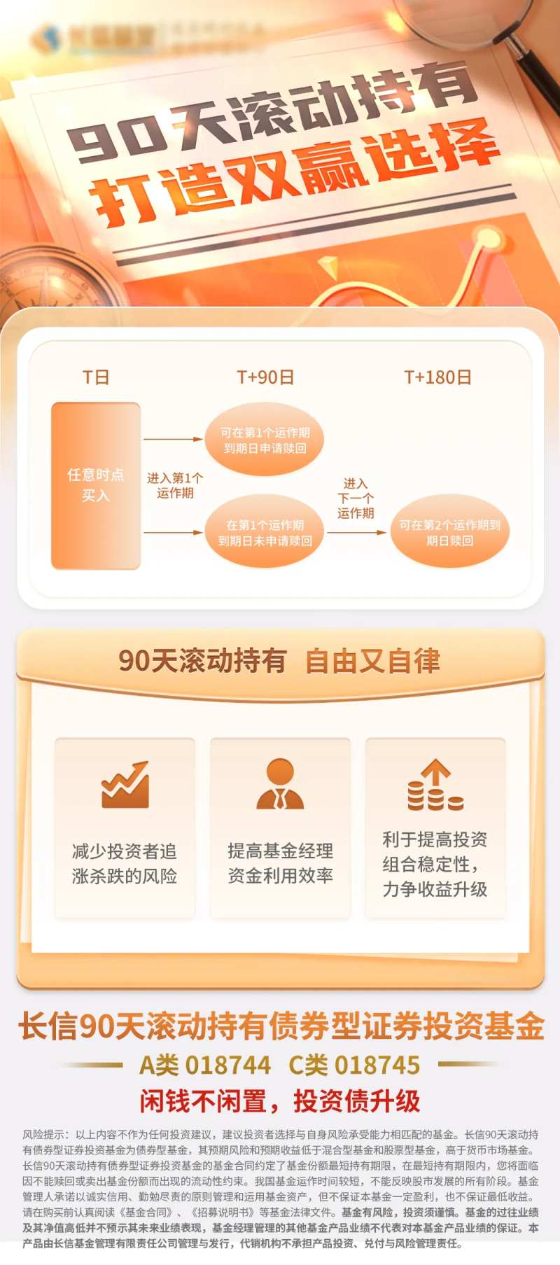 橙色纸质基金海报-采灵感-cailinggan.com