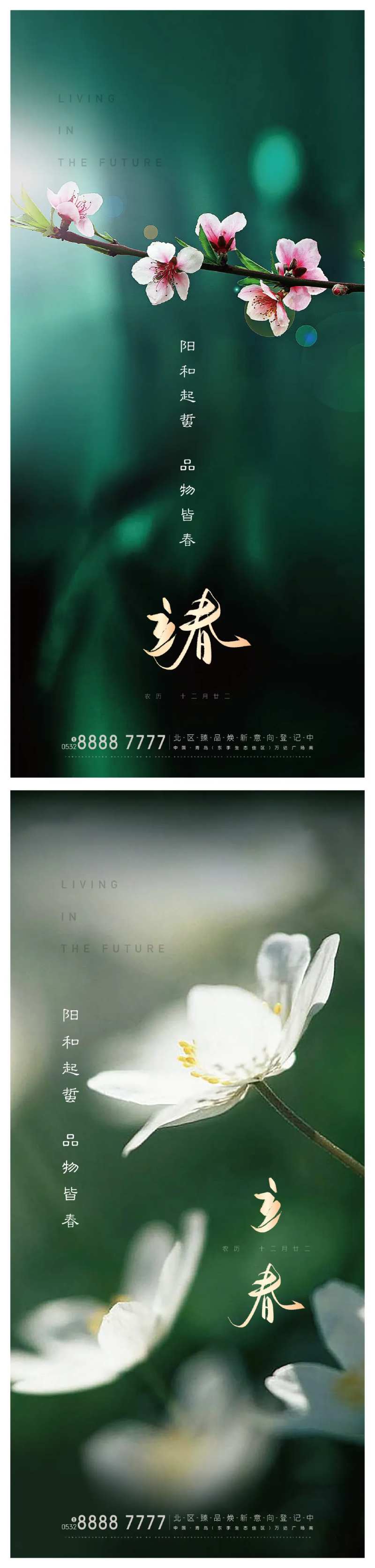 立春节气海报系列-采灵感-cailinggan.com