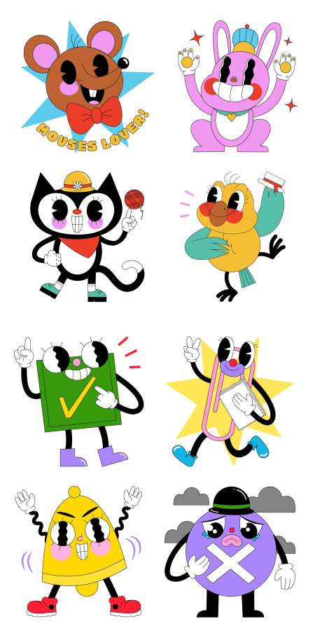 卡通人物形象  -采灵感-https://www.cailinggan.com/