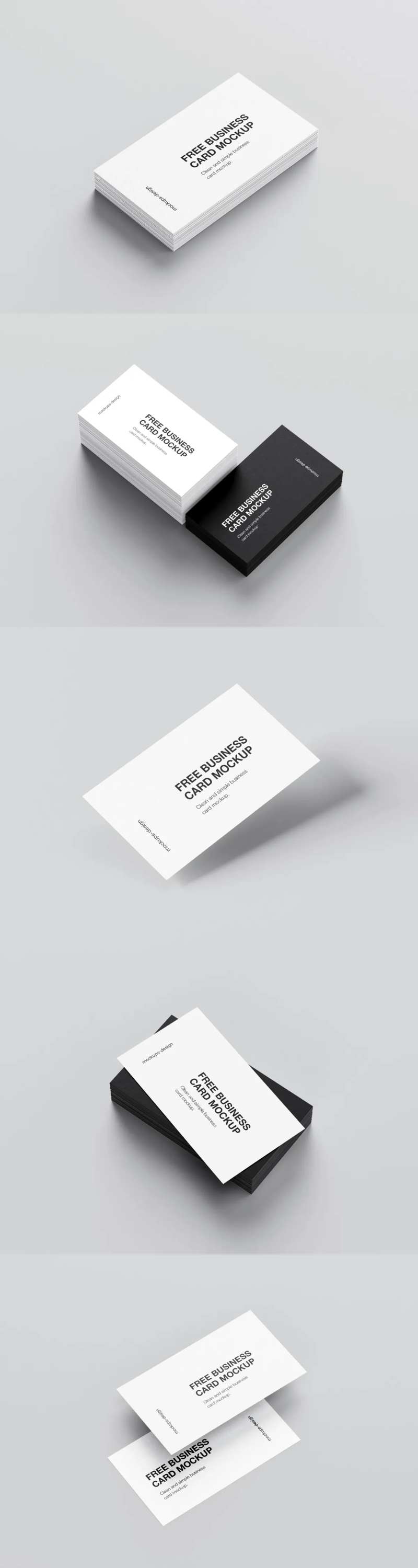 极简干净名片样机-采灵感-cailinggan.com