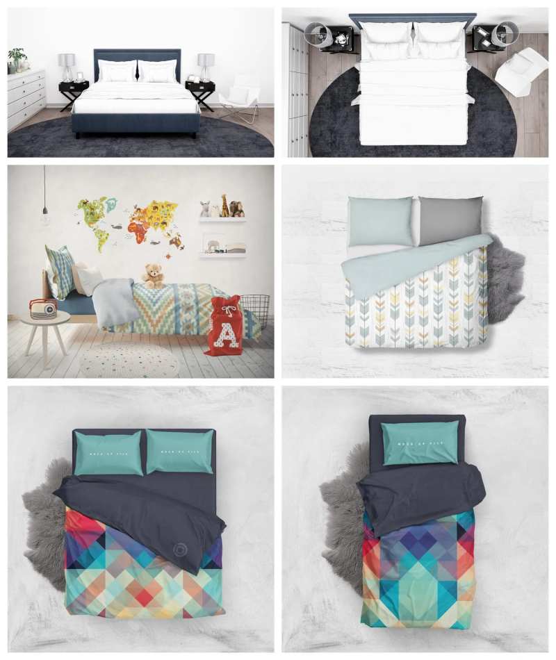 床床上用品家居样机-采灵感-cailinggan.com