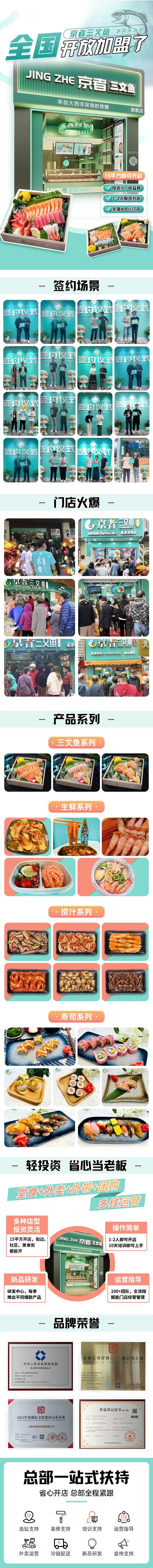 餐饮加盟活动海报长图-采灵感-cailinggan.com