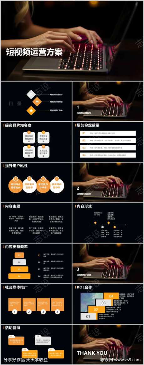 短视频运营方案PPT-采灵感-https://www.cailinggan.com/