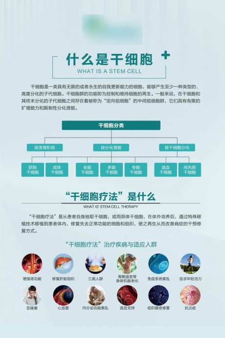 干细胞产品介绍宣传海报-采灵感-https://www.cailinggan.com/