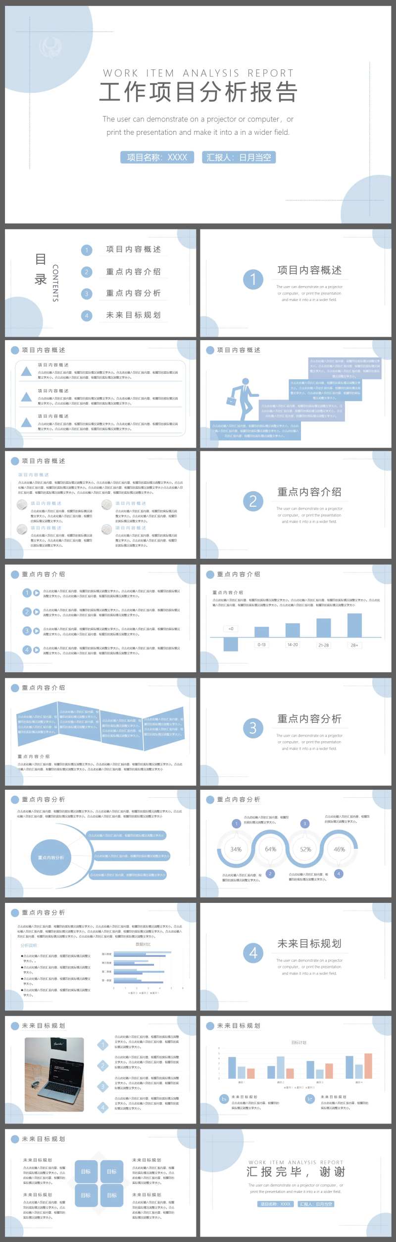 项目分析报告PPT-采灵感-cailinggan.com
