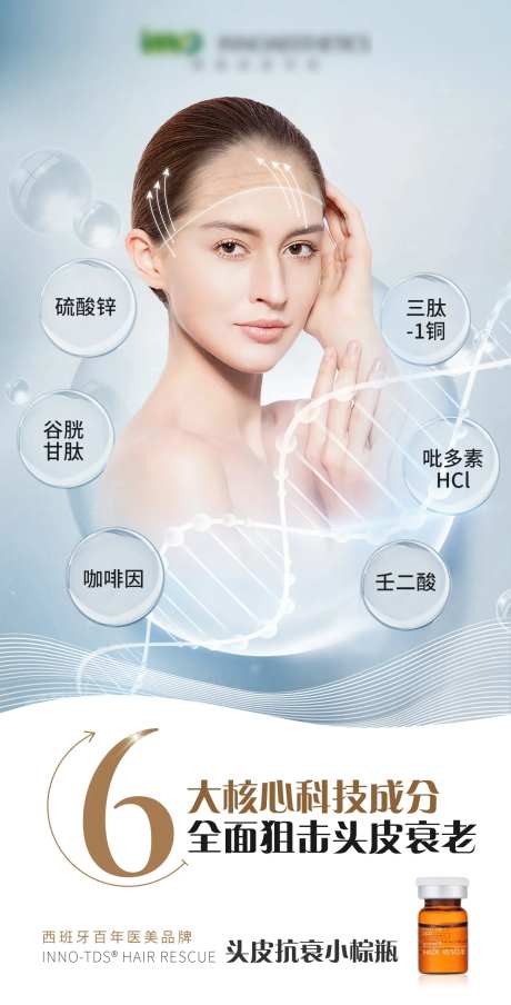 医美头皮抗衰倒计时系列海报-采灵感-https://www.cailinggan.com/