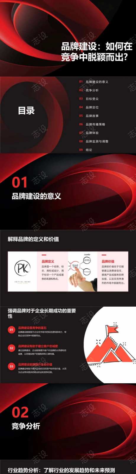 如何在竞争中脱颖PPT-采灵感-https://www.cailinggan.com/