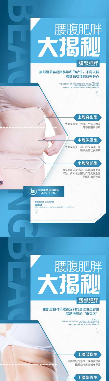 腰腹肥胖大揭秘宣传系列海报-采灵感-https://www.cailinggan.com/