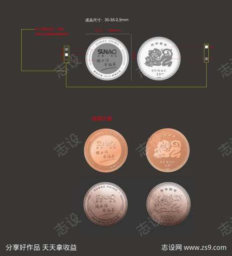 猴年纪念币-采灵感-https://www.cailinggan.com/