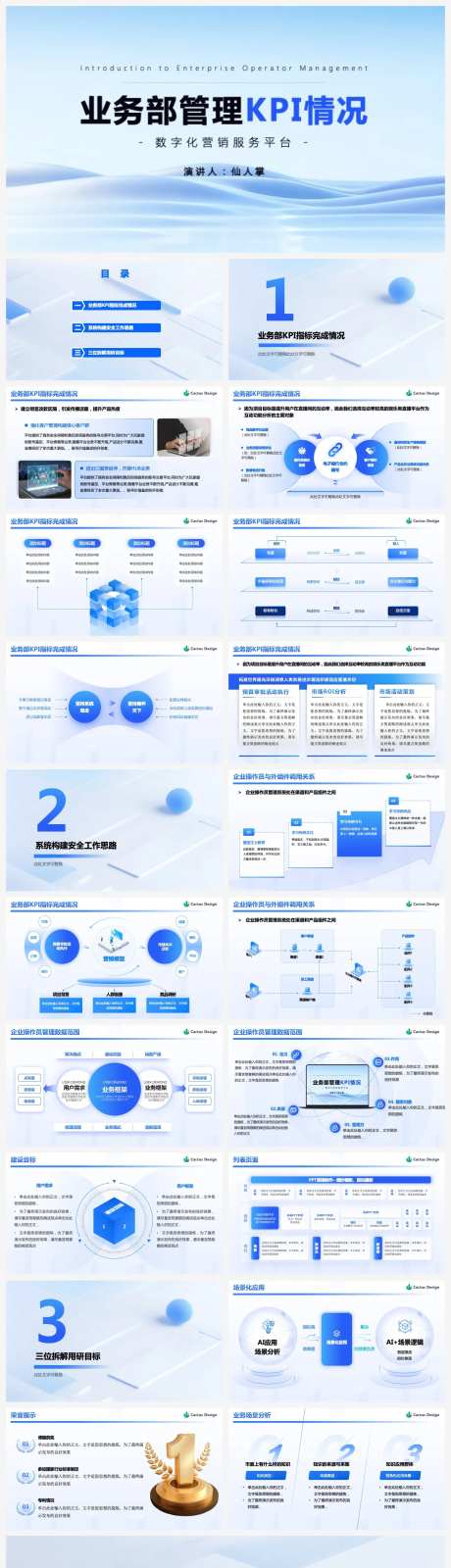 企业管理汇报ppt-采灵感-https://www.cailinggan.com/