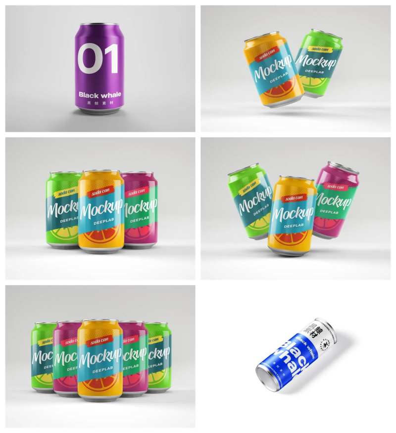 瓶装汽水啤酒样机-采灵感-cailinggan.com