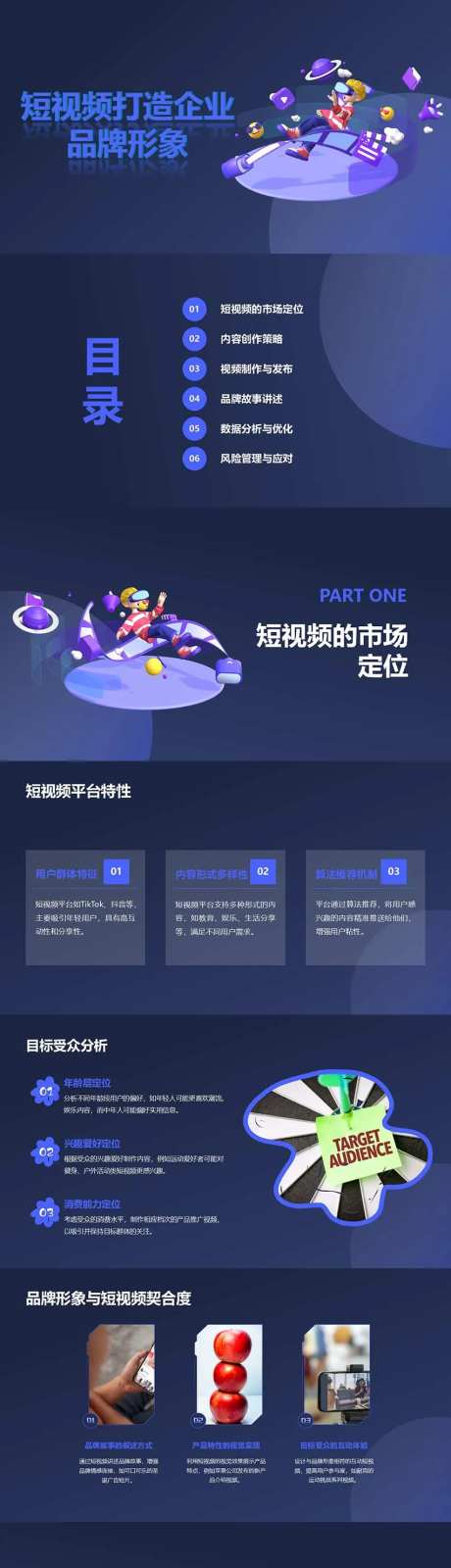 短视频打造企业品牌形象PPT-采灵感-https://www.cailinggan.com/