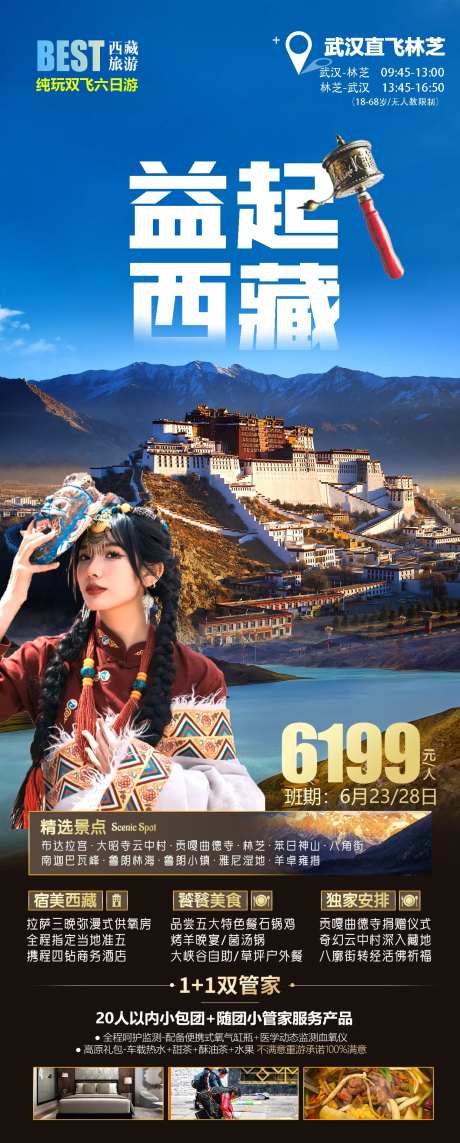 西藏布达拉宫宣传海报-采灵感-https://www.cailinggan.com/