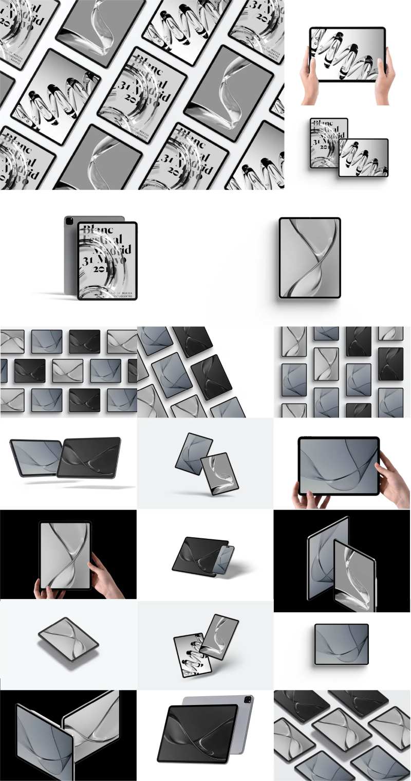 手机平板屏幕高端样机设计-采灵感-cailinggan.com