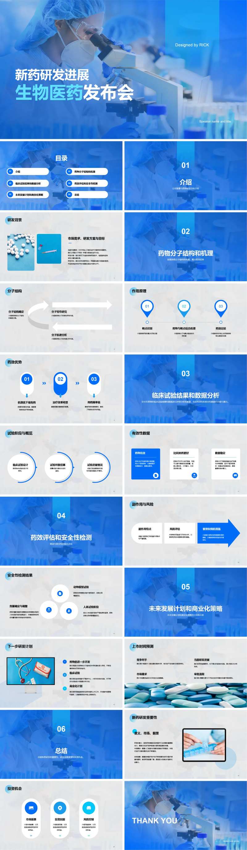 新药研发进展生物医药发布会PPT-采灵感-cailinggan.com
