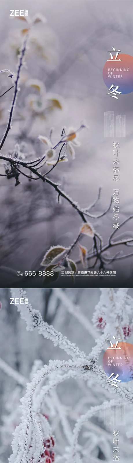 立冬节气海报                                                                                                                                                                                                  -采灵感-cailinggan.com