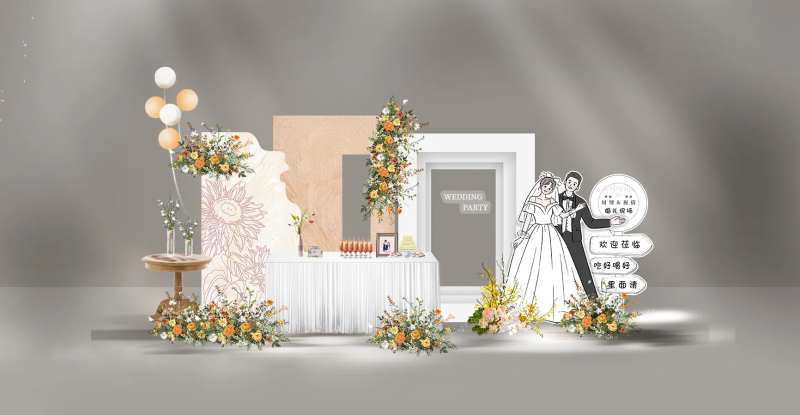 婚礼迎宾区-采灵感-cailinggan.com