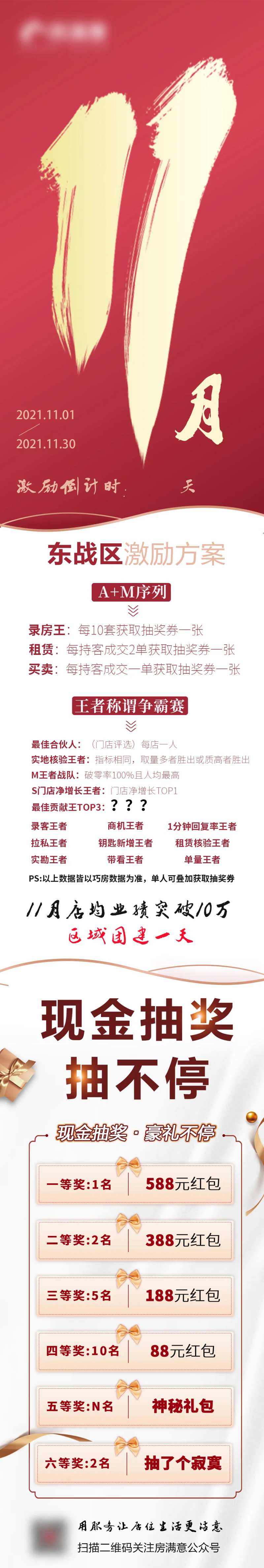 大区激励政策红金长图海报-采灵感-cailinggan.com