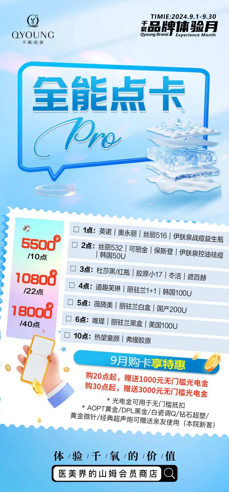医美全能点卡项目海报-采灵感-cailinggan.com