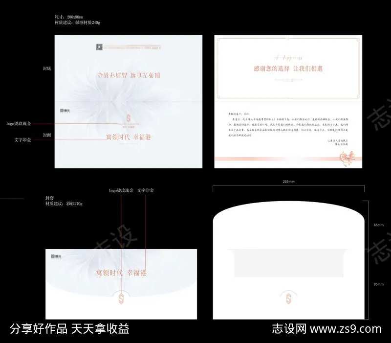 地产成交礼卡片邀请函-采灵感-cailinggan.com